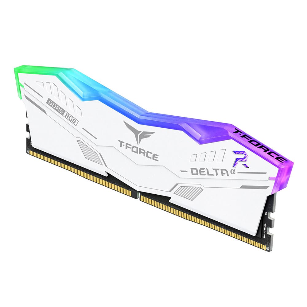 RAM TEAM GROUP T-FORCE DELTA RGB DDR5 16GB 5600 MHz UDIMM WHITE - Imagen 5