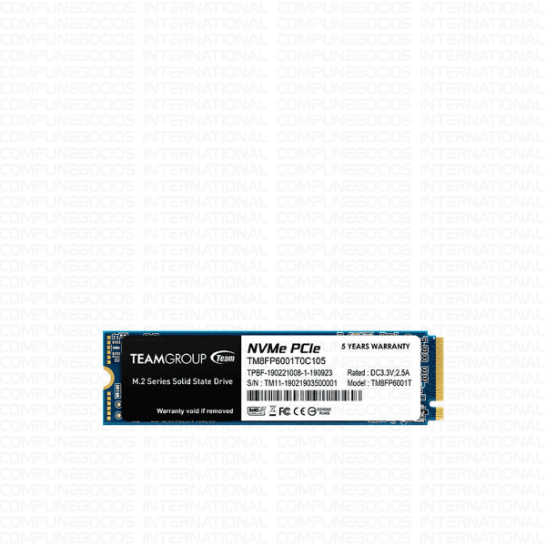 Unidad en estado solido TEAM GROUP MP33 1TB M.2 NVMe
