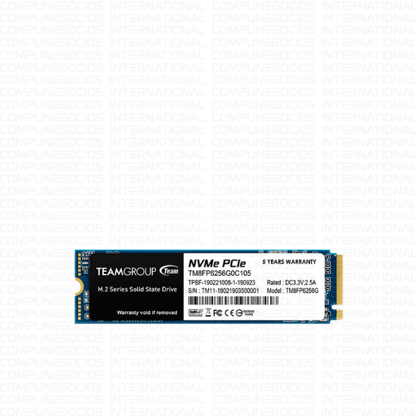 Unidad en estado solido TEAM GROUP MP33 256GB M.2 NVMe