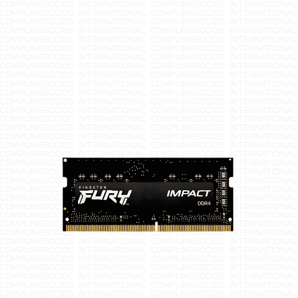 RAM KINGSTON FURY IMPACT DDR4 16GB 3200 MHz SODIMM PN:KF432S20IB/16