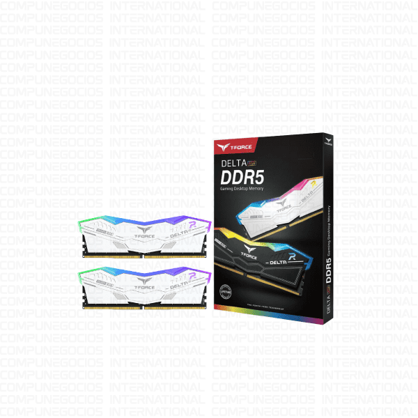 RAM TEAM GROUP T-FORCE DELTA RGB DDR5 16GB 5600 MHz UDIMM WHITE