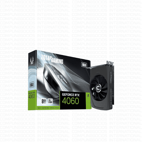 Tarjeta de video ZOTAC GAMING GeForce RTX 4060 8GB SOLO 128BIT GDDR6