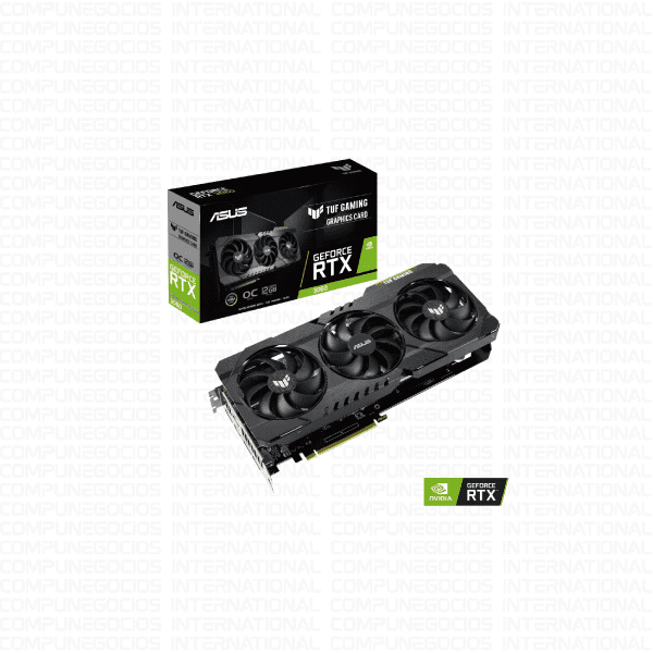 Tarjeta de video ASUS TUF-RTX3060-O12G-V2-GAMING