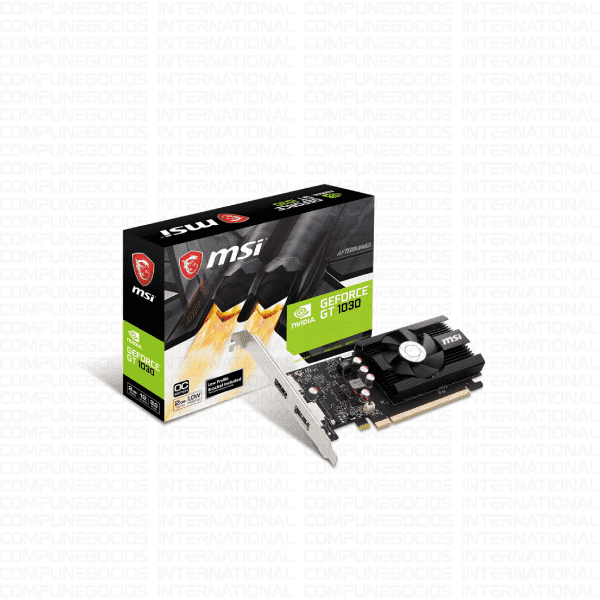 Tarjeta de video MSI GeForce GT 1030 2GD4 LP OC