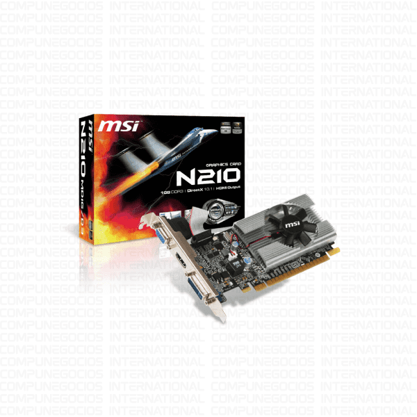Tarjeta de video MSI N210-MD1G/D3