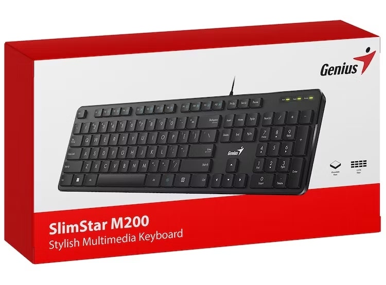 TECLADO MULTIMEDIA GENIUS SLIMSTAR M200 - Imagen 2