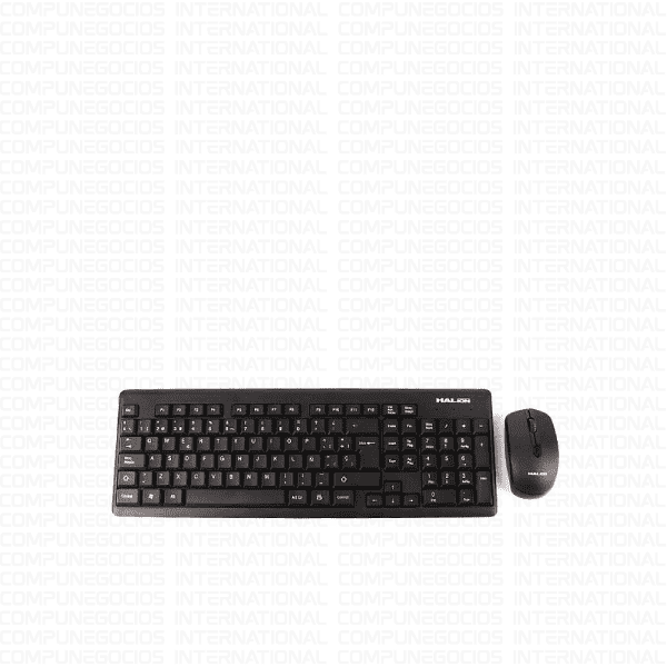 KIT COMBO INALAMBRICO 2 EN 1 TECLADO + MOUSE HALION HA-K204W