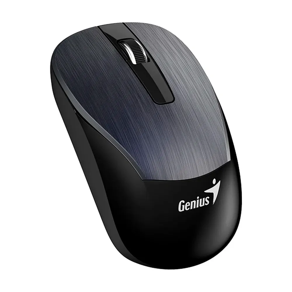 MOUSE INALAMBRICO GENIUS ECO-8015 BLUEEYE RECARGABLE IRON GREY (31030011412) - Imagen 2