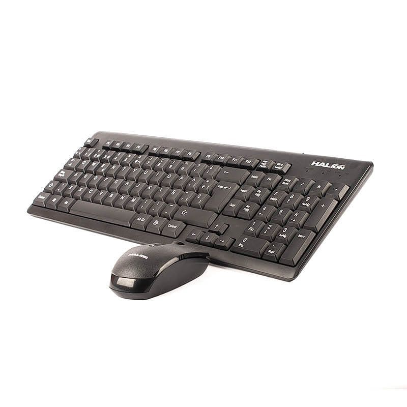 KIT COMBO INALAMBRICO 2 EN 1 TECLADO + MOUSE HALION HA-K204W - Imagen 3