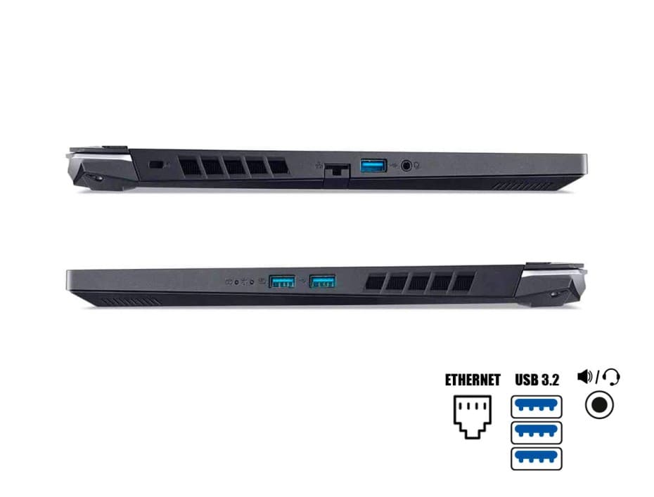 LAPTOP GAMER ACER NITRO5 AN515-58-5620 CORE I5 12450H PANTALLA 15.6 FULHD144HZ RAM 12GB SSD 512GB RTX3050 4GB NVIDIA FREEOS (NH.QFHAL.00U) - Imagen 3