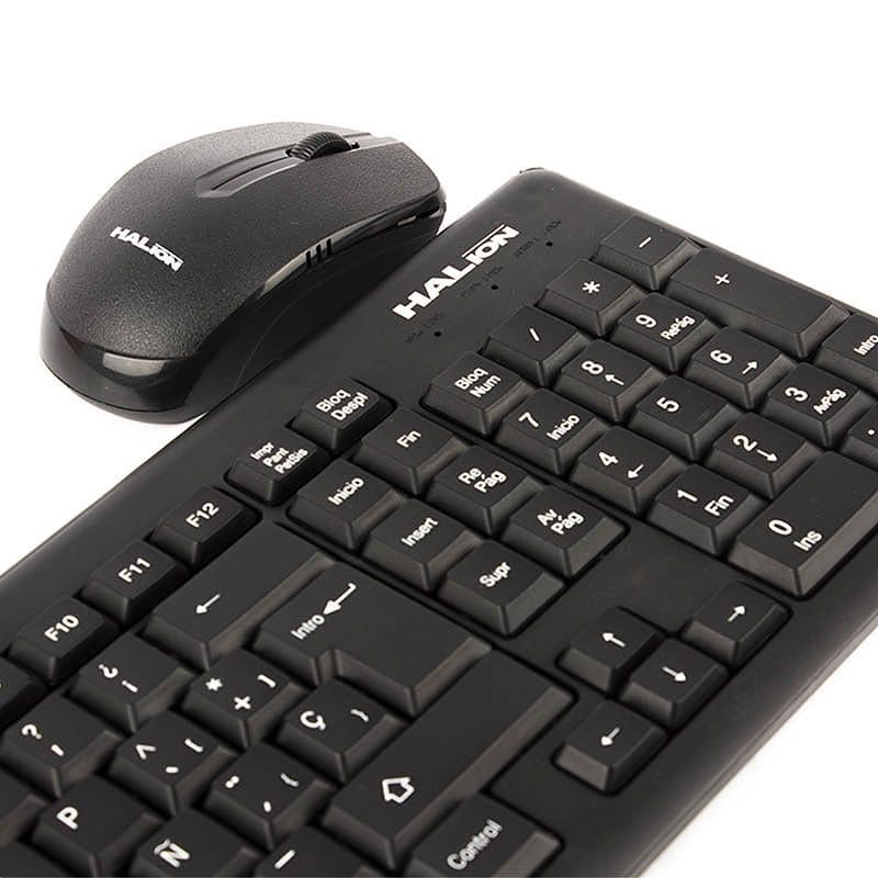 KIT COMBO INALAMBRICO 2 EN 1 TECLADO + MOUSE HALION HA-K204W - Imagen 4