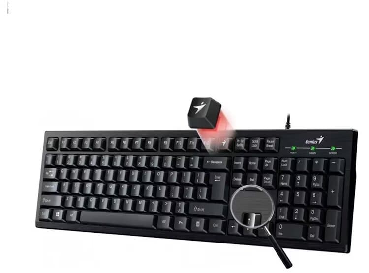 KIT COMBO INALAMBRICO 2 EN 1 TECLADO + MOUSE GENIUS SMART KM-8100 - Imagen 3