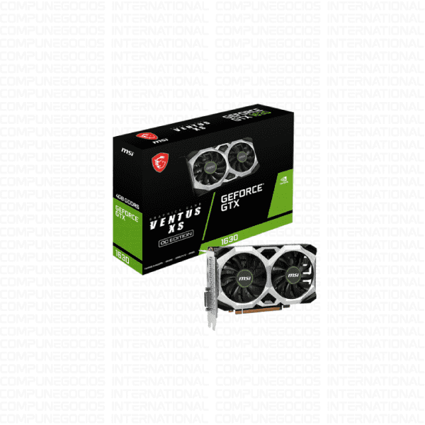 Tarjeta de video MSI GeForce GTX 1630 VENTUS XS 4G OC