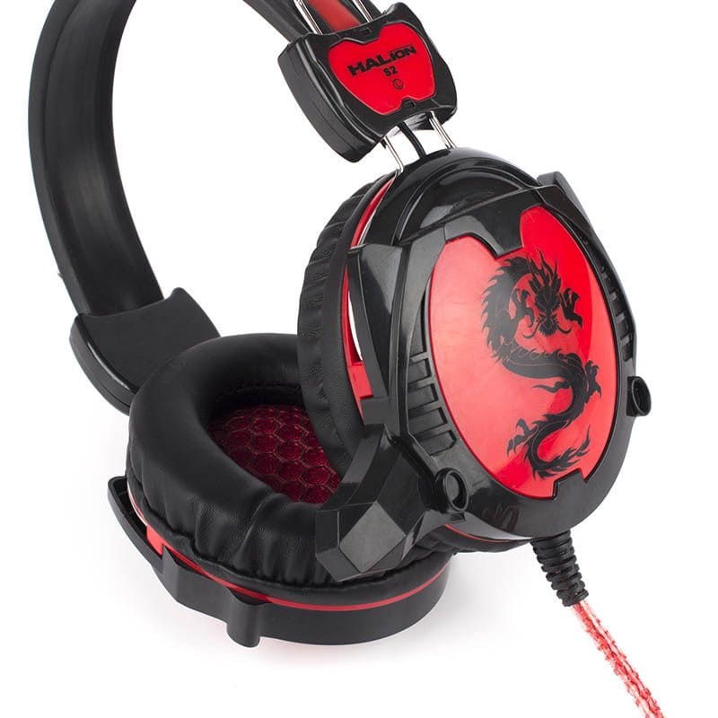 AURICULAR GAMING HALION HA-S2 DRAGONS CON MICROFONO CONEXION A CABLE - Imagen 2