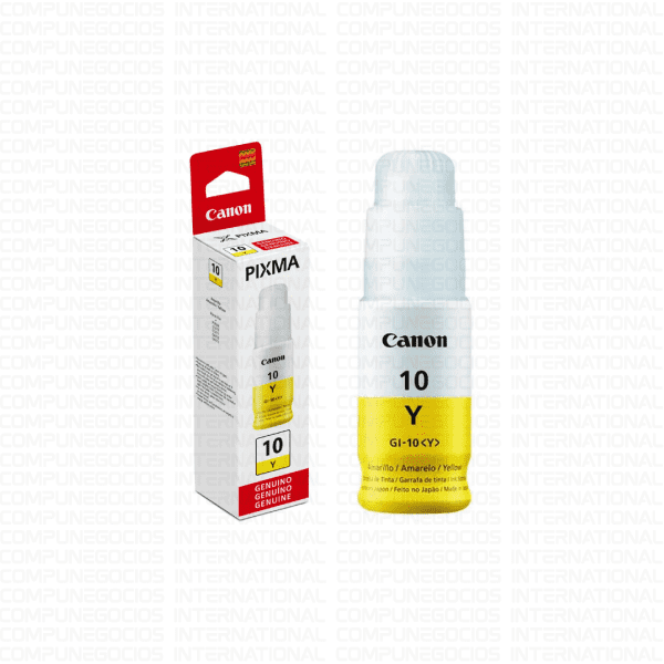 TINTA CANON GI-10(Y) YELLOW 33393C001AB 70 ML