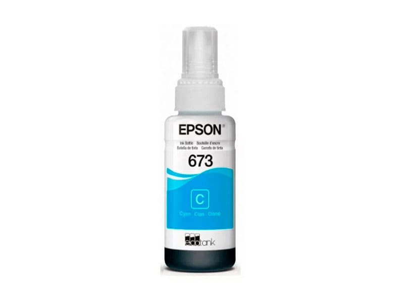 TINTA EPSON 673 CYAN (C13T67322A) 70 ML - Imagen 2