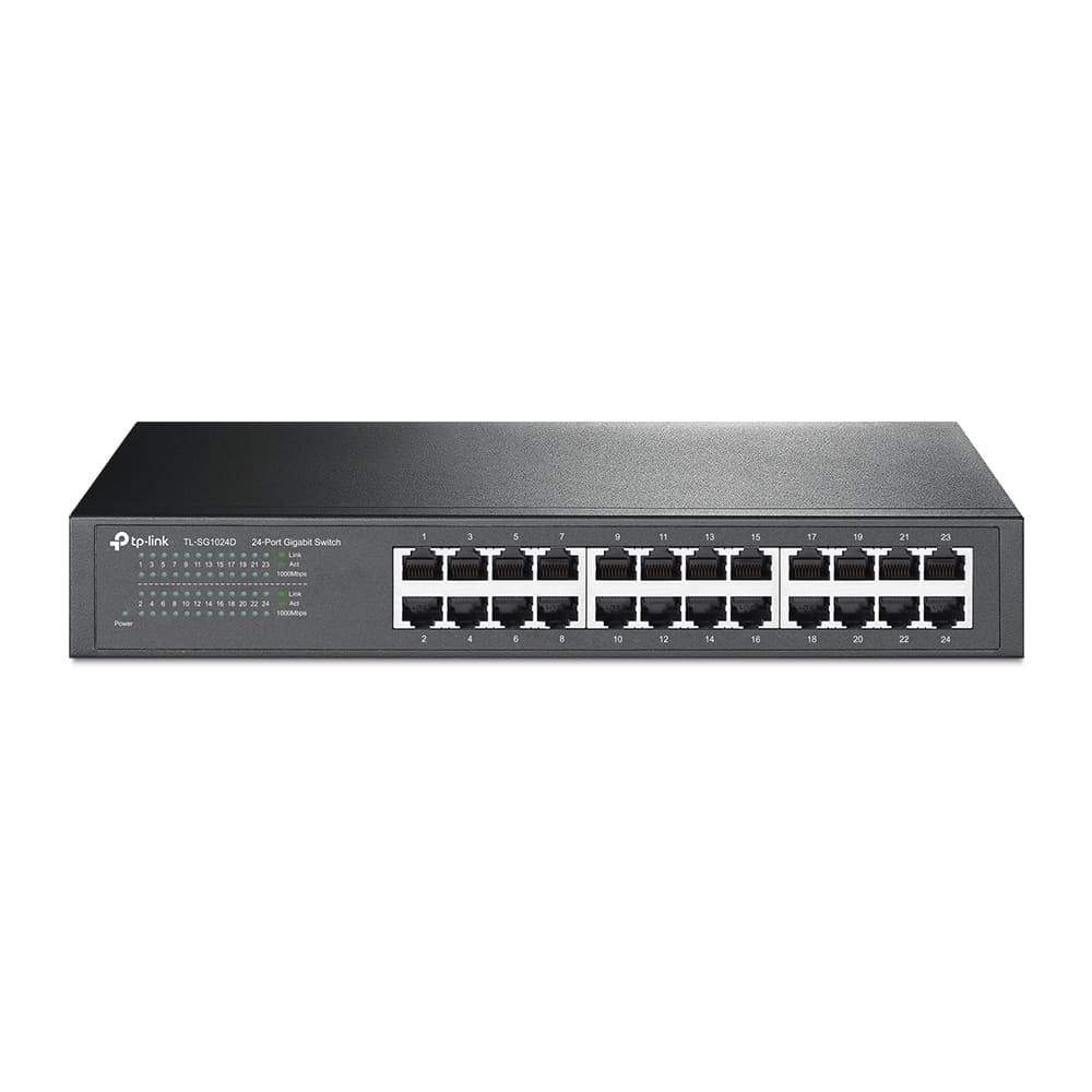 SWITCH TP-LINK TL-SG1024D DE 24 PUERTOS GIGABIT 10/100/1000 MBPS METÁLICO PN:1730502267 - Imagen 2
