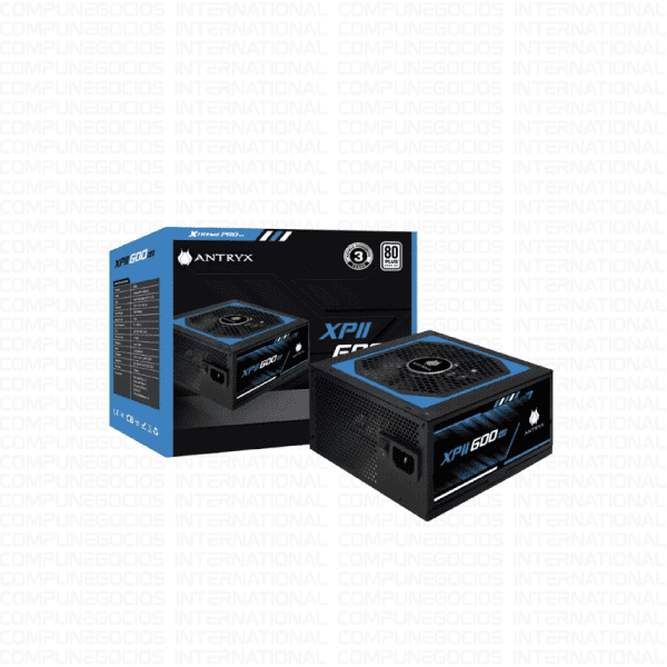 FUENTE DE PODER ANTRYX XTREME PRO II 600V2 80 PLUS