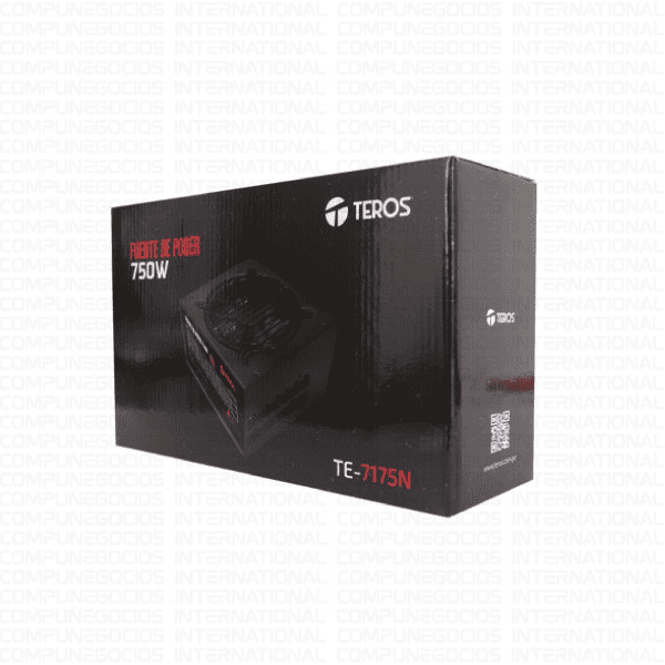 FUENTE DE PODER TEROS TE-7175N 750W FULL MODULAR, 80 PLUS GOLD
