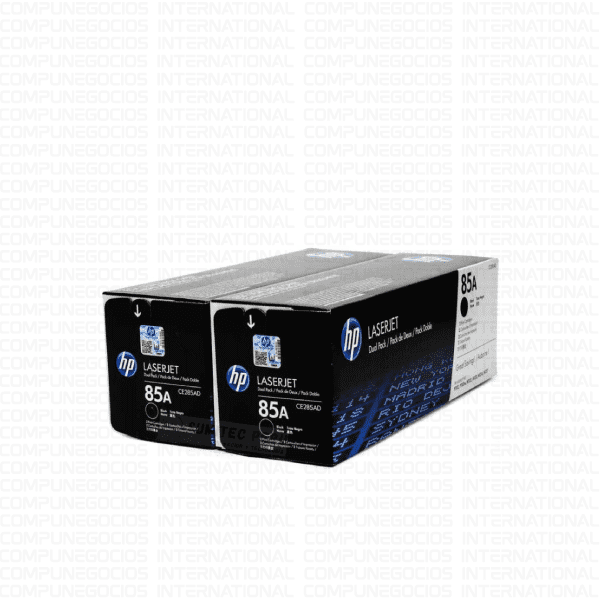 TONER HP 85A (CE285AD) DUAL PACK BLACK LASERJET PRO P1102 P1102W M1132 M1212 M1214 M1217