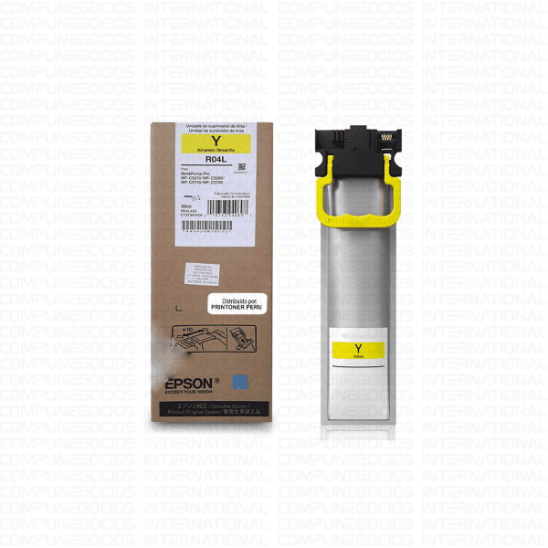 TINTA EPSON R04L (R04L42A) YELLOW C13T94142A 38 ML PARA C5710 WORFORCE
