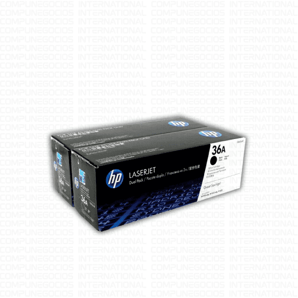 TONER HP 36A (CB436AD) DUAL PACK BLACK LASERJET P1505 M1120 MFP M1522 MFP