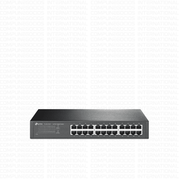 SWITCH TP-LINK TL-SG1024D DE 24 PUERTOS GIGABIT 10/100/1000 MBPS METÁLICO PN:1730502267