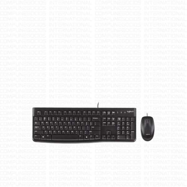 COMBO TECLADO + MOUSE LOGITECH MK120, USB
