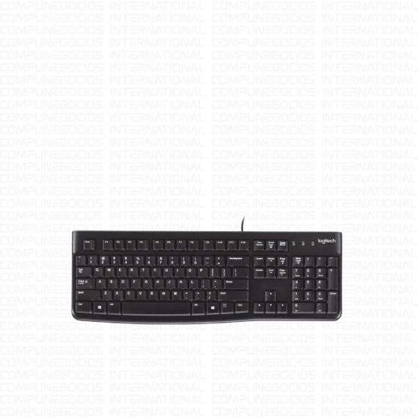 TECLADO LOGITECH K120, PLANO, USB