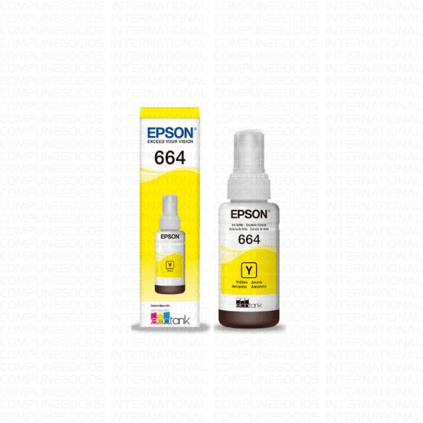 TINTA EPSON 664 YELLOW (C13T66442A) 70 ML