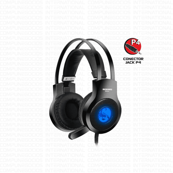 AURICULAR GAMER CON MICRÓFONO MICRONICS SCORPIO MIC HG813 P4