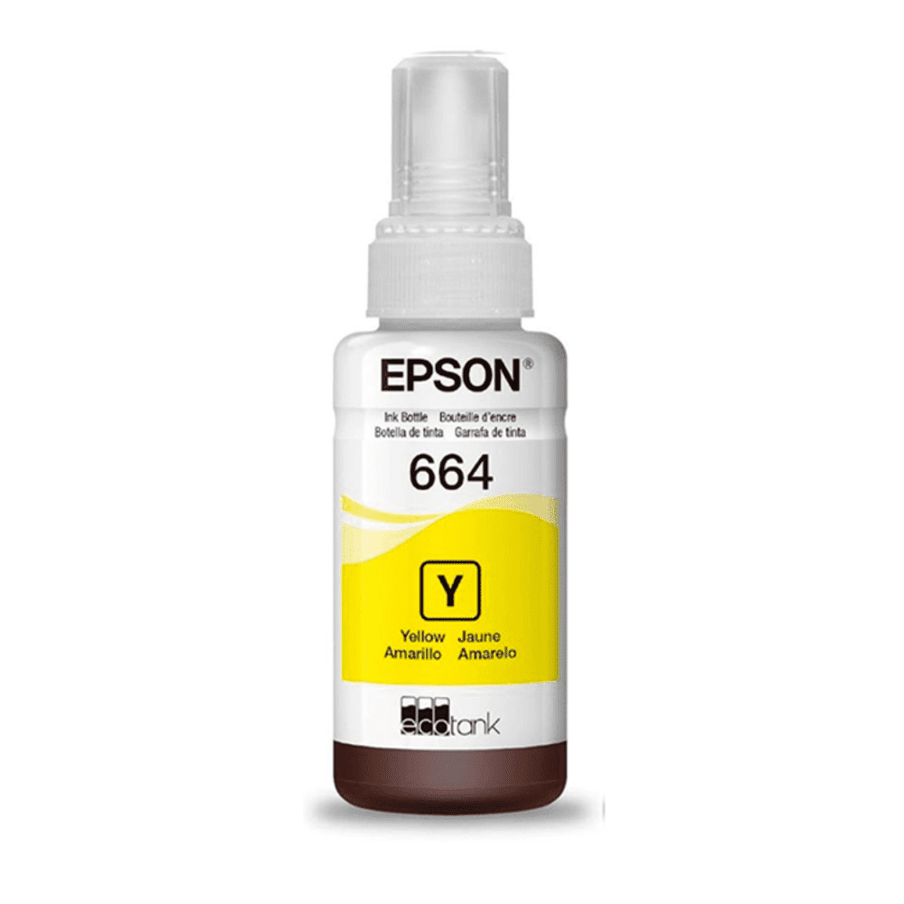 TINTA EPSON 664 YELLOW (C13T66442A) 70 ML - Imagen 2