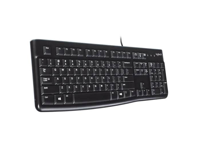 TECLADO LOGITECH K120, PLANO, USB - Imagen 3