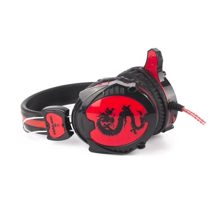 AURICULAR GAMING HALION HA-S2 DRAGONS CON MICROFONO CONEXION A CABLE - Imagen 3