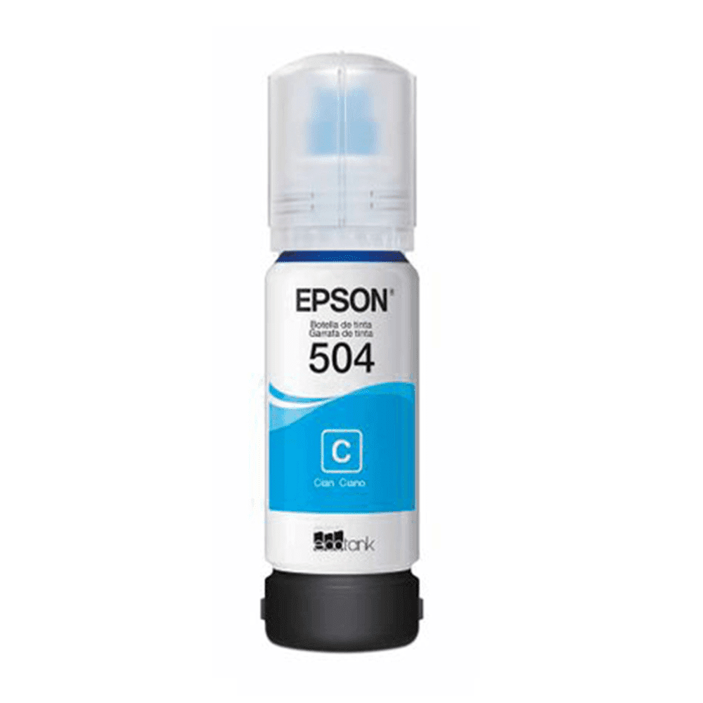 TINTA EPSON T504 CYAN (C13T03N22A) 70 ML - Imagen 2