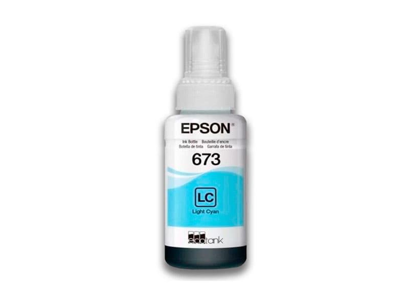 TINTA EPSON 673 CYAN LIGH (C13T67352A) 70 ML - Imagen 2