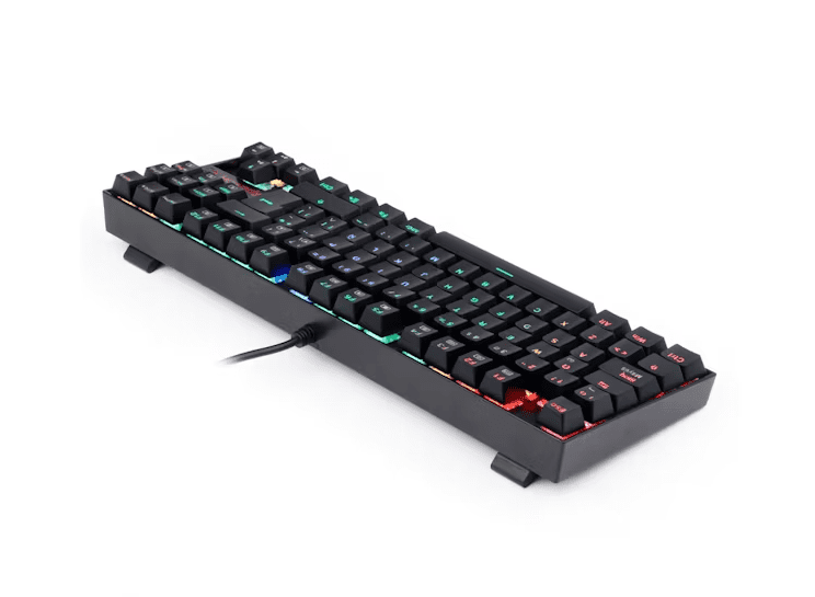 TECLADO GAMING REDRAGON KUMARA K552 MECÁNICO RGB NEGRO - Imagen 2