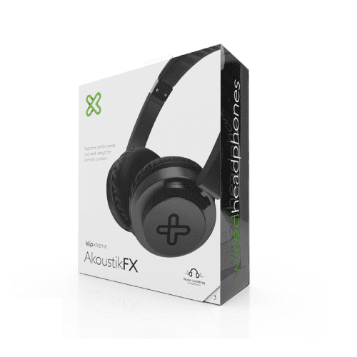 AUDIFONO KLIP XTREME AKOUSTIKFX KHS-851BK CON MICROFONO CONEXIÓN A CABLE - Imagen 2