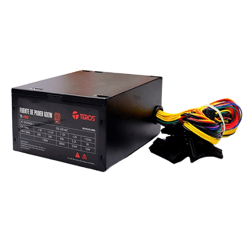 FUENTE DE PODER TEROS ATX-600W 600 WATTS 220V - Imagen 2