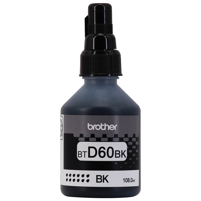 TINTA BROTHER BTD60BK BLACK DE ALTO RENDIMIENTO 108 ML - Imagen 3