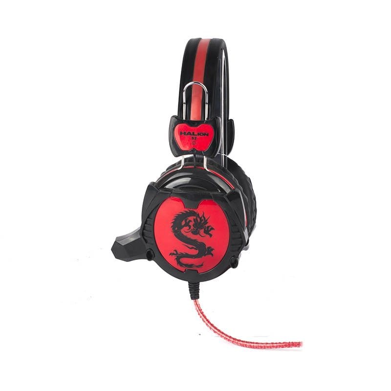 AURICULAR GAMING HALION HA-S2 DRAGONS CON MICROFONO CONEXION A CABLE - Imagen 4