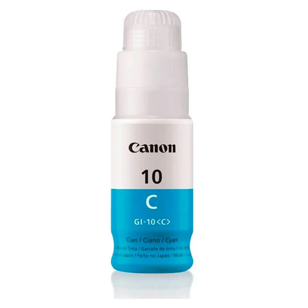 TINTA CANON GI-10(C) CYAN 3391C001AB 70 ML - Imagen 3