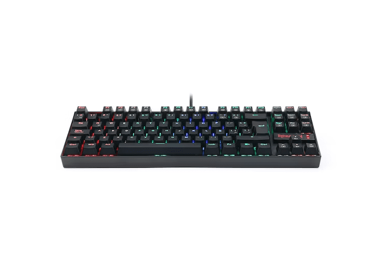 TECLADO GAMING REDRAGON KUMARA K552 MECÁNICO RGB NEGRO - Imagen 3