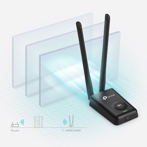 ADAPTADOR DE RED TP-LINK TL-WN8200ND USB INALÁMBRICO 300 MBPS - Imagen 4
