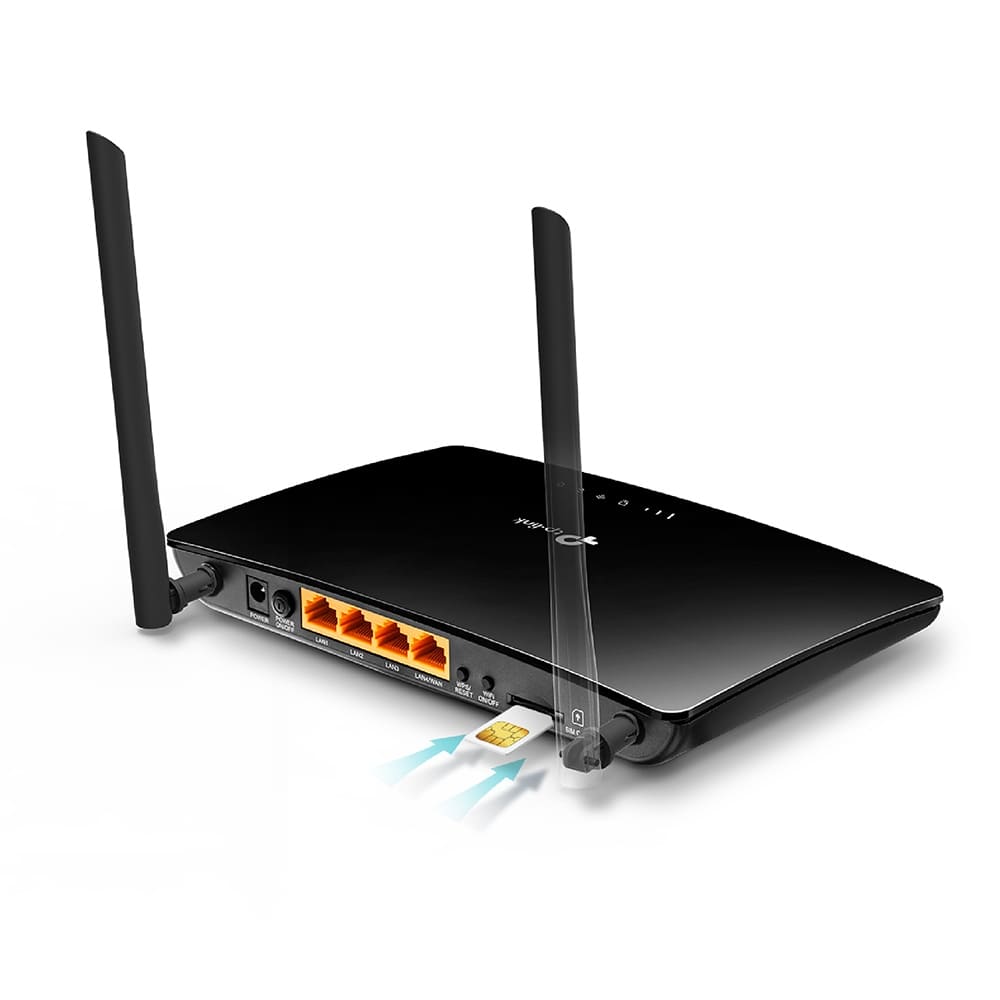 ROUTER TP-LINK TL-MR6400 4G LTE 300 Mbps WIFI CON RANURA PARA TARJETA SIM - Imagen 5