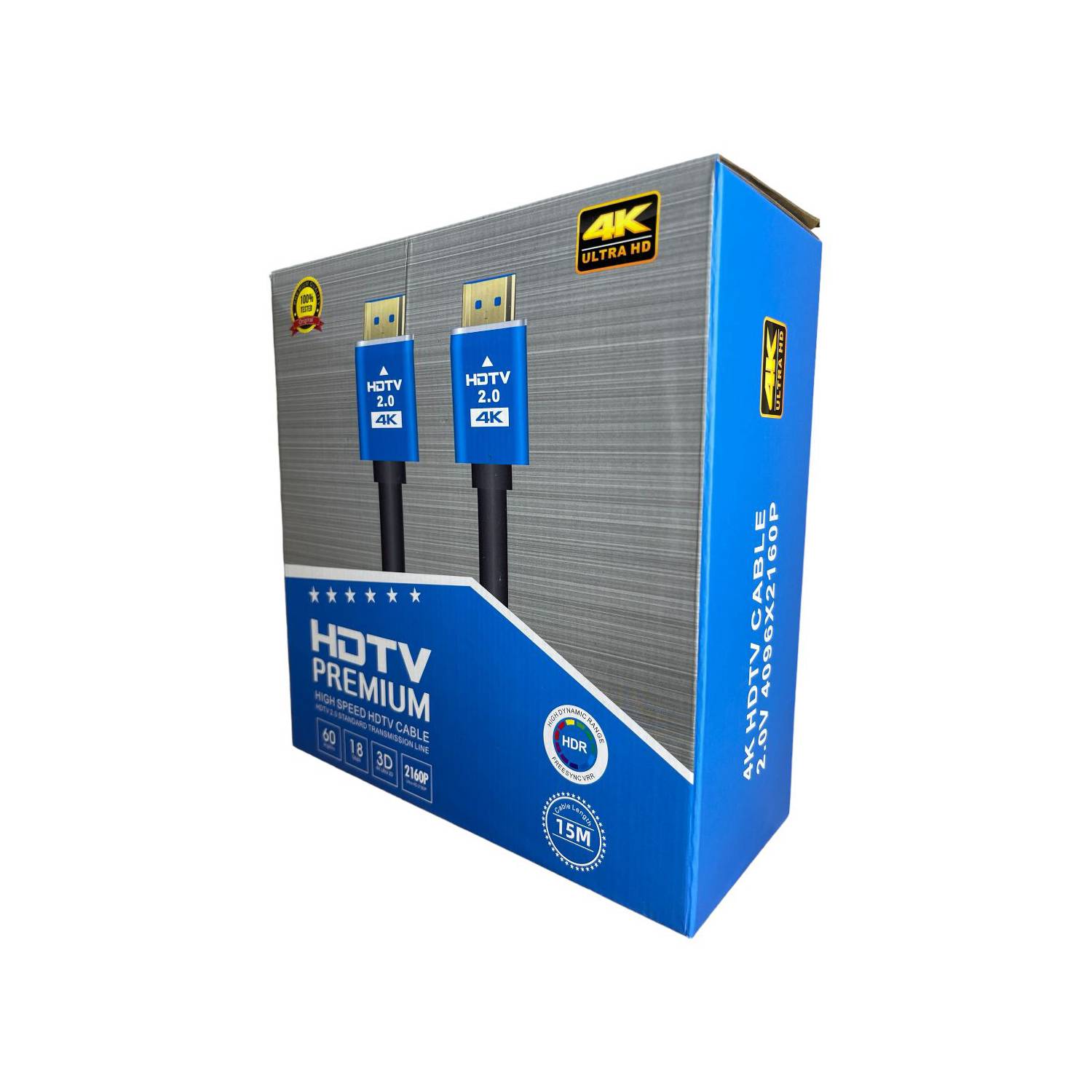 CABLE HDMI 2.0 15 METROS 4K ULTRA HD 60HZ 2160P - Imagen 2