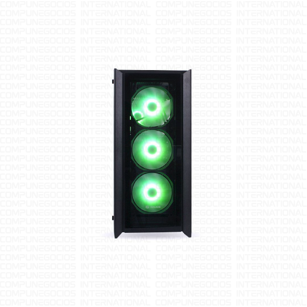 CASE GAMER HALION TITAN 104 NEGRO FUENTE 600W 4 FAN RGB