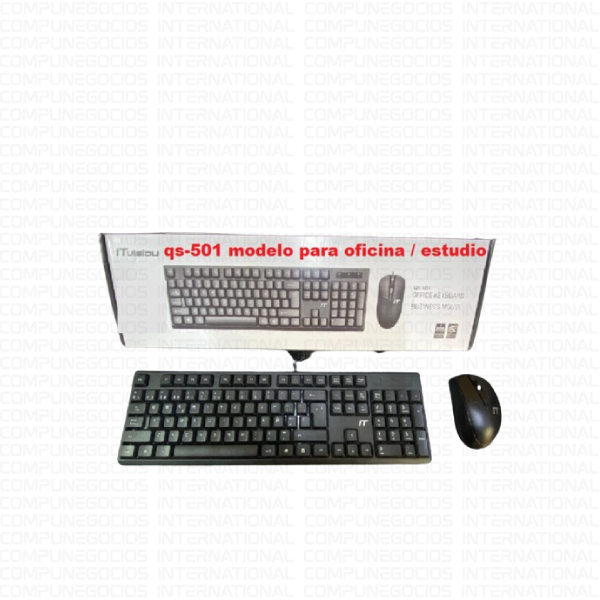 COMBO TECLADO + MOUSE ITVISIOU QS-501 USB