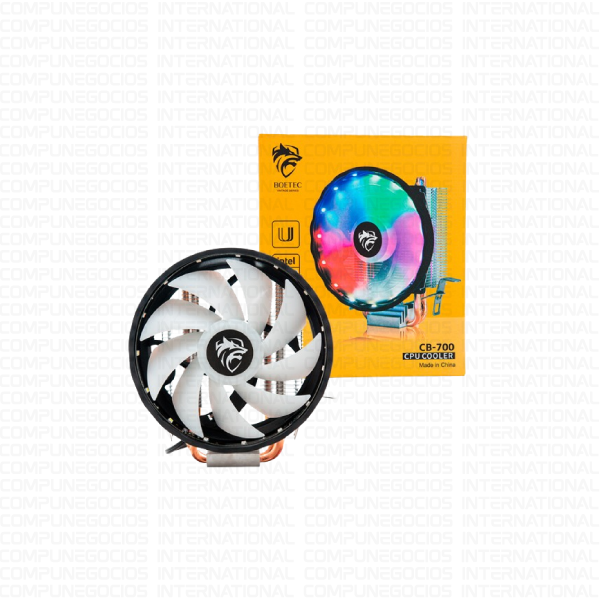 COOLER BOETEC CB-700, RGB REFRIGERACION AIRE, AMD/INTEL