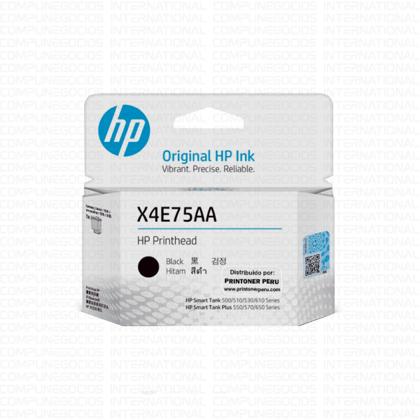 CABEZAL HP X4E75AL NEGRO SMART TANK